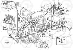 82091 Rear cable harness with assembly parts. L220D SER NO 1001-, Volvo Construction Equipment