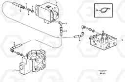 33444 Load sensing line, 3rd and 4th function. L220D SER NO 1001-, Volvo Construction Equipment