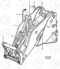 22020 Loading unit. L220D SER NO 1001-, Volvo Construction Equipment