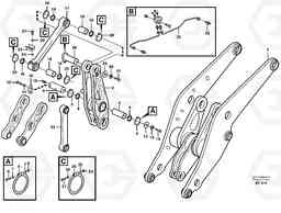 40599 Rear links with assembly parts L220D SER NO 1001-, Volvo Construction Equipment