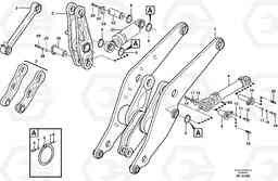 58806 Lifting- and tilt cylinder with assembly parts. L220D SER NO 1001-, Volvo Construction Equipment