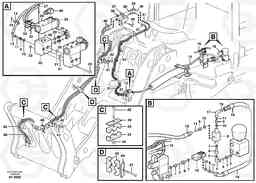 91770 Hydraulic system, attachment bracket. L220D SER NO 1001-, Volvo Construction Equipment