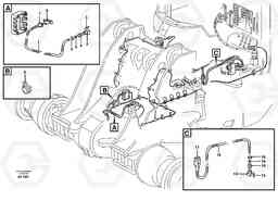 57590 Cable harness, attachmentbracket. L220D SER NO 1001-, Volvo Construction Equipment