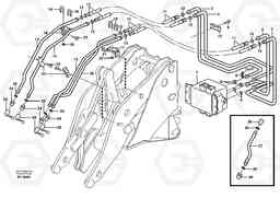 56087 Pressure lines, 3rd and 4th function. L220D SER NO 1001-, Volvo Construction Equipment