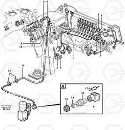 57591 Cable harness for 3rd and 4th function. L220D SER NO 1001-, Volvo Construction Equipment