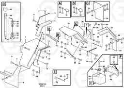 32798 Swing out rear mudguard L220D SER NO 1001-, Volvo Construction Equipment