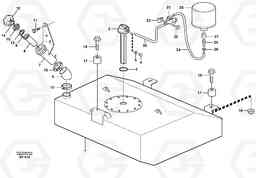 77864 Fuel tank with fitting parts L220D SER NO 1001-, Volvo Construction Equipment
