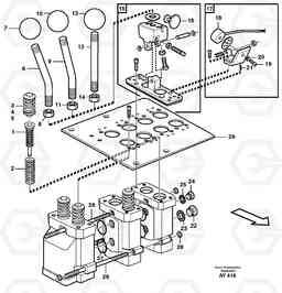 103064 Servo valve. L220D SER NO 1001-, Volvo Construction Equipment