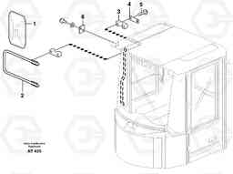 32802 Rear view mirrors. L220D SER NO 1001-, Volvo Construction Equipment