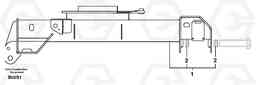 12264 Lower frame EW50 TYPE 256, Volvo Construction Equipment