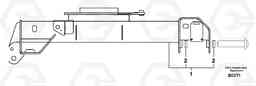 31876 Lower frame EW50VV TYPE 256, Volvo Construction Equipment