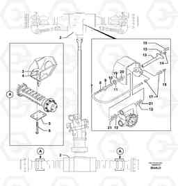 94444 Axle cradles and mountings EW70VV TYPE 262, Volvo Construction Equipment