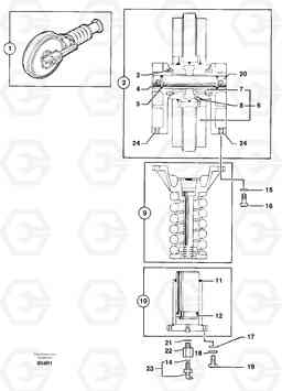 82221 Track tensioning EC50 TYPE 247, Volvo Construction Equipment