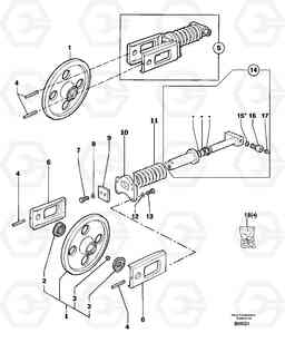 44231 Track tensioning ( steel and rubber tracks ) EC14 TYPE 246, 271, Volvo Construction Equipment