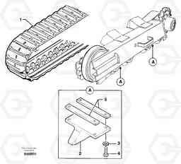 75926 Rubber tracks EC50 TYPE 247, Volvo Construction Equipment