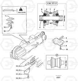 9781 Track rollers EC50 TYPE 247, Volvo Construction Equipment