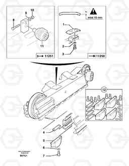 1947 Track guide block EC70 TYPE 233, Volvo Construction Equipment