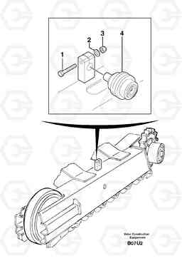 3303 Track guide block EC70VV TYPE 233, Volvo Construction Equipment