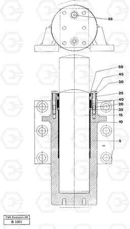 50894 Axle locking cylinder EW230 ?KERMAN ?KERMAN EW230 SER NO - 1447, Volvo Construction Equipment