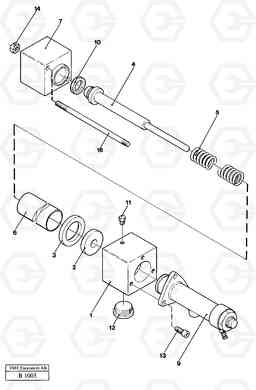 50895 Brake cylinder EW230 ?KERMAN ?KERMAN EW230 SER NO - 1447, Volvo Construction Equipment