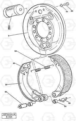 50216 Brake EW230 ?KERMAN ?KERMAN EW230 SER NO - 1447, Volvo Construction Equipment