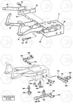 51282 Pedal valve, travel brake with connections EW230 ?KERMAN ?KERMAN EW230 SER NO - 1447, Volvo Construction Equipment