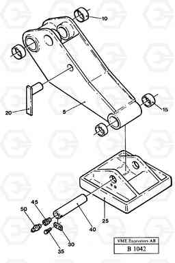 44728 Outrigger equipment with flexible plates EW230 ?KERMAN ?KERMAN EW230 SER NO - 1447, Volvo Construction Equipment