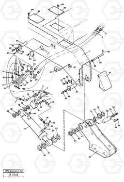 105655 Undercarriage 3m with 4 wide outriggers EW230 ?KERMAN ?KERMAN EW230 SER NO - 1447, Volvo Construction Equipment