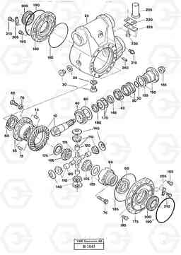 42476 Differential, front EW230 ?KERMAN ?KERMAN EW230 SER NO - 1447, Volvo Construction Equipment