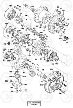 42218 Wheel hub front R.h. Ak 15 EW230 ?KERMAN ?KERMAN EW230 SER NO - 1447, Volvo Construction Equipment