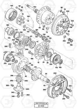 42217 Wheel hub front L.h. Ak 15 EW230 ?KERMAN ?KERMAN EW230 SER NO - 1447, Volvo Construction Equipment