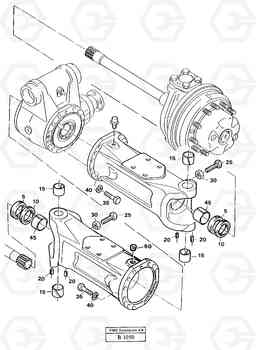 42478 Axle beam, front R.h. Ak 15 EW230 ?KERMAN ?KERMAN EW230 SER NO - 1447, Volvo Construction Equipment