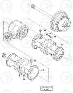 44021 Axle beam rear, Ak 16 EW230 ?KERMAN ?KERMAN EW230 SER NO - 1447, Volvo Construction Equipment