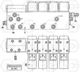 51275 Valve assembly, axle lockgear box, high speed, travel EW230 ?KERMAN ?KERMAN EW230 SER NO - 1447, Volvo Construction Equipment