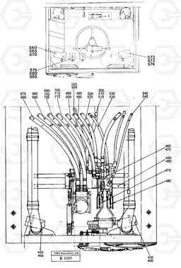 51278 Lines under driver's seat EW230 ?KERMAN ?KERMAN EW230 SER NO - 1447, Volvo Construction Equipment
