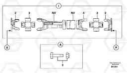 12250 Propeller shaft EW50 TYPE 256, Volvo Construction Equipment