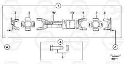 30127 Propeller shaft EW50VV TYPE 256, Volvo Construction Equipment