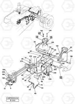 45044 Steering and oscillating system EW230 ?KERMAN ?KERMAN EW230 SER NO - 1447, Volvo Construction Equipment