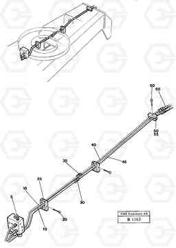 44726 Dozer blade equipment interior EW230 ?KERMAN ?KERMAN EW230 SER NO - 1447, Volvo Construction Equipment