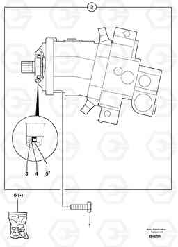 12239 Hydraulic motor : travelling EW50 TYPE 256, Volvo Construction Equipment