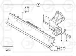 18379 dozer blade on stabiliser EW70VV TYPE 262, Volvo Construction Equipment