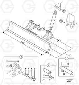 13619 Dozer blade EW50 TYPE 256, Volvo Construction Equipment