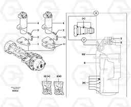 7569 Oscillation lock cylinder EW70VV TYPE 262, Volvo Construction Equipment