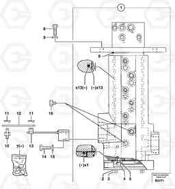 30126 Swivel joint EW50VV TYPE 256, Volvo Construction Equipment