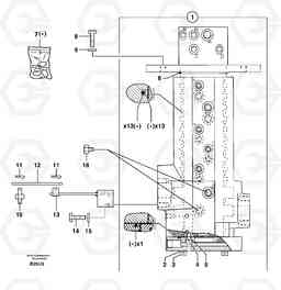 5881 Swivel joint EW70 TYPE 262, Volvo Construction Equipment