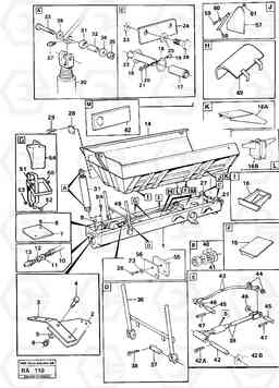 82055 Frame trailer A20 VOLVO BM A20, Volvo Construction Equipment