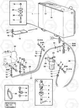 90397 Fuel system A20 VOLVO BM A20, Volvo Construction Equipment
