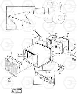 85451 Engine hood A20 VOLVO BM A20, Volvo Construction Equipment