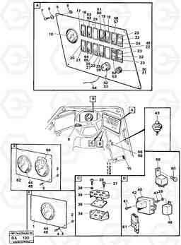 62097 Instrument panel A20 VOLVO BM A20, Volvo Construction Equipment