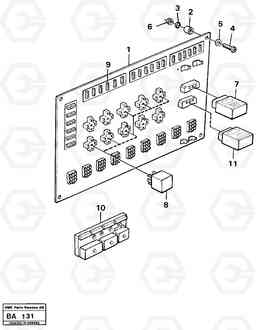 43957 Electrical distribution box A20 VOLVO BM A20, Volvo Construction Equipment